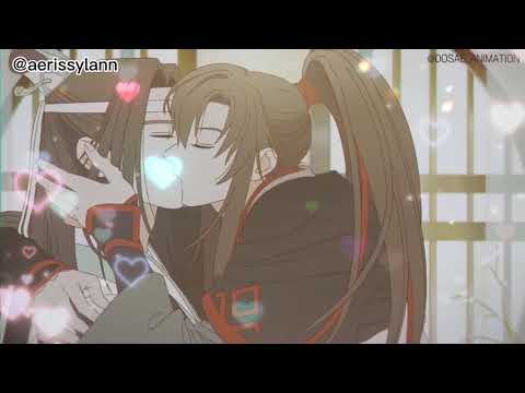 Wei Wuxian and Lan Wangji |yaoi/bl/boyslove | kissing scene part 1/ver1 (fanmade).2