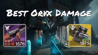 Destiny 2 - Best Oryx Damage Rotation for Warlock