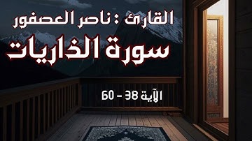 #القارئ #ناصر_العصفور || سورة #الذاريات 38/60