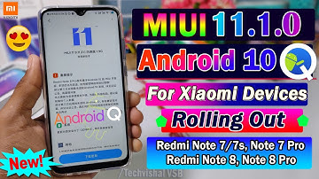 MIUI 11.1 With Android 10 Stable Update For Xiaomi Devices Rolling Out | MIUI 11 Android 10 Update