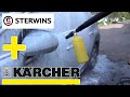 ПЕНОГЕНЕРАТОР KARCHER НА МОЙКЕ STERWINS С ПЕРЕХОДНОЙ НАСАДКОЙ