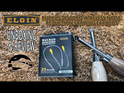 Unboxing Review Of Elgin Ruckus Discord Bluetooth Noise Reduction Earplug Earbuds Youtube