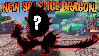 The NEW SOLSTICE DRAGON In ROBLOX Dragon Adventures!