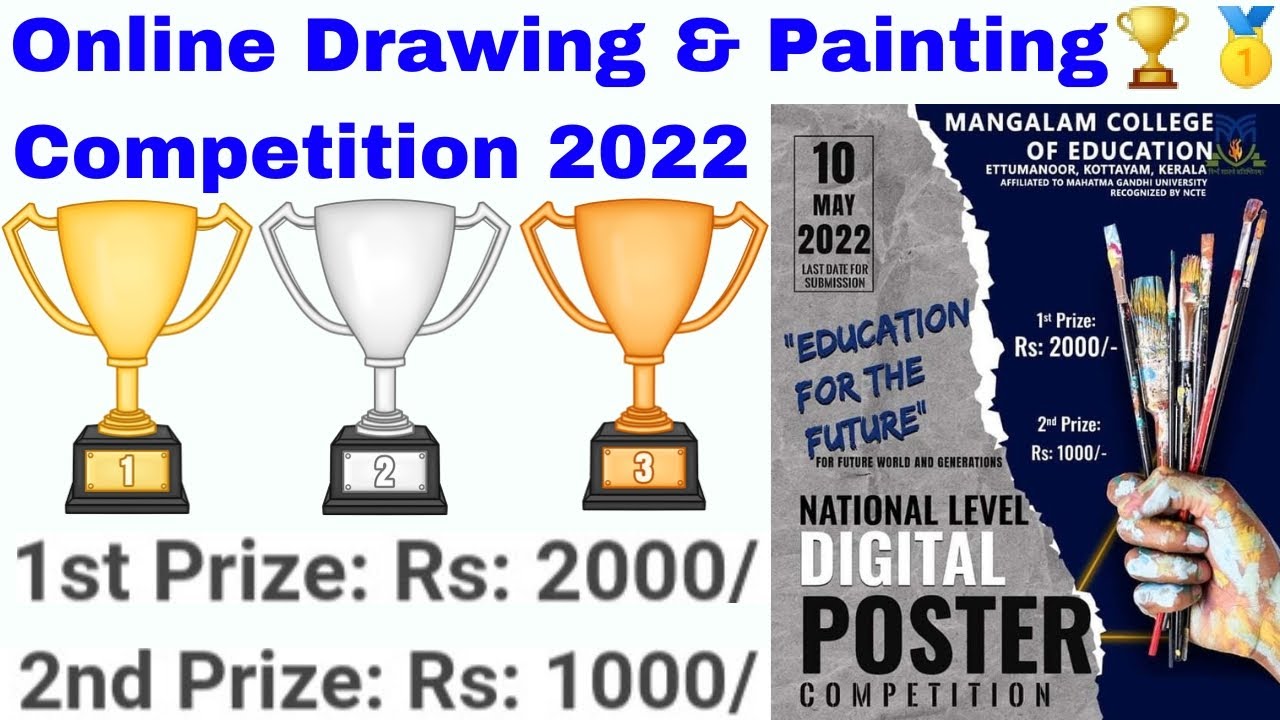 Free Online Drawing & Painting Competition 2022😍Win Attractive Prizes🏆🥇