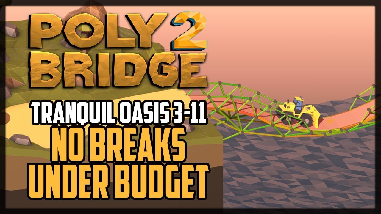 Poly Bridge 2 Level 3 11 Cross Jump Solution Youtube