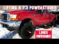 Adding a Lift and 35" tires to a 1999 Ford F250 7.3 PowerStroke Diesel