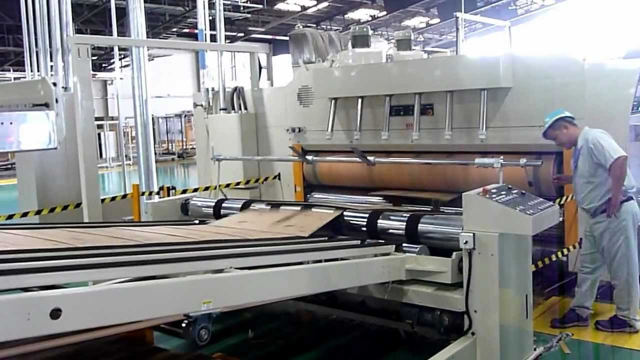Flexo printer in Japan Oji Paper YouTube