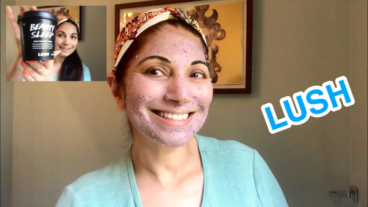 Lush Beauty Sleep Face and Body mask Review and Demo YouTube
