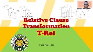 Sentence analysis using a tree diagram - Relative clause transformation