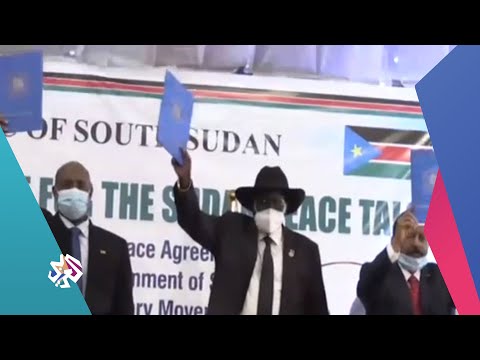 الحكومة الانتقالية السودانية توقع اتفاق إعلان المبادئ مع الحركة الشعبية شمال في جوبا أخبار العربي