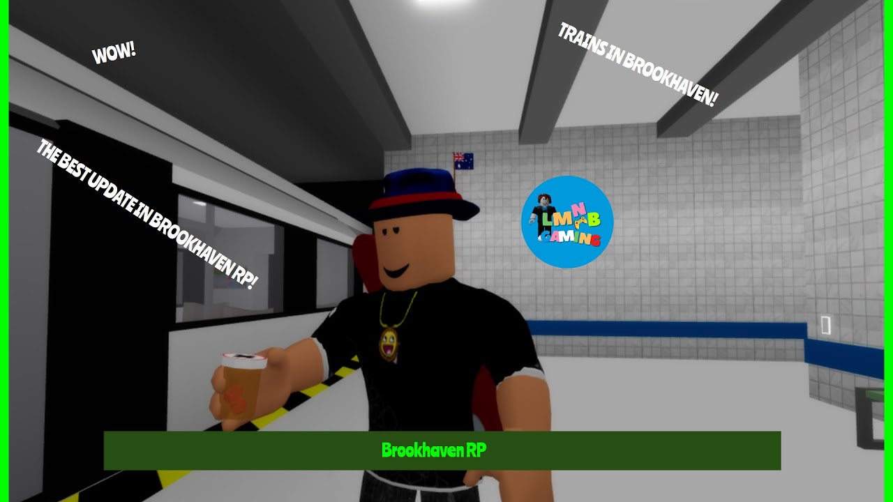 Playing Roblox Brookhaven RP (TRAIN UPDATE) - YouTube