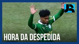 Endrick se despede do Palmeiras em jogo sem gols