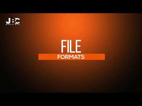 11. File Formats