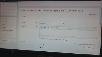 Sistem Daring |menambah Materi mata kuliah di Bebas umpo