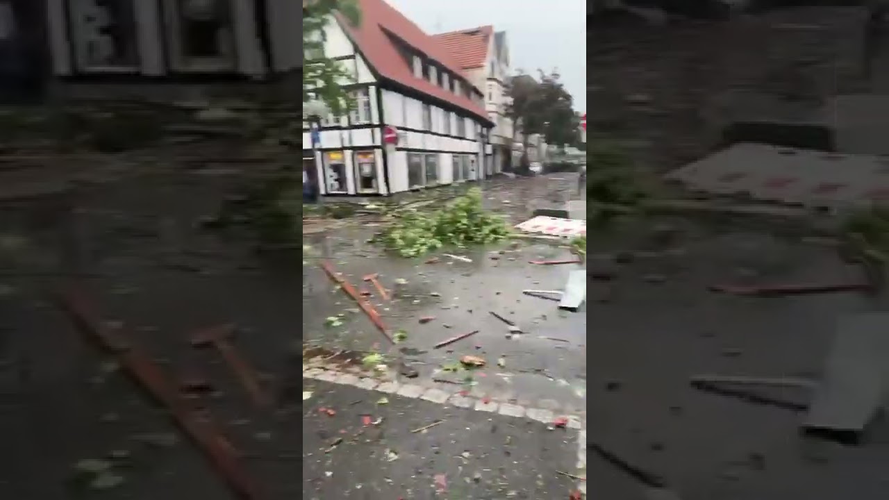 Tornado in Paderborn, Germany