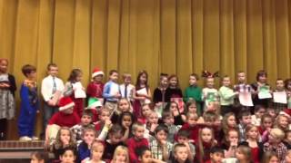 Kyler's First grade Christmas Program