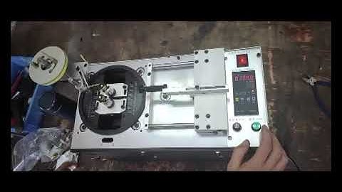 Automatic taping machine. For EE core transformers