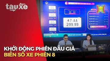 Khởi động phiên đấu giá biển số xe phiên 8 | Tàu và Xe