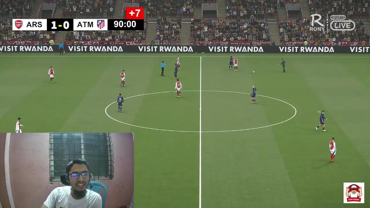 Arsenal vs Atletico De Madrid | Champions League 2026 | UCL Live | PES 21 Simulation Game