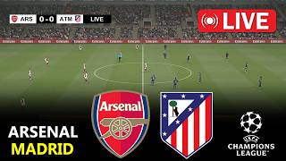 🔴LIVE : Arsenal vs Atletico De Madrid | Champions League 2026 | UCL Live | PES 21 Simulation Game