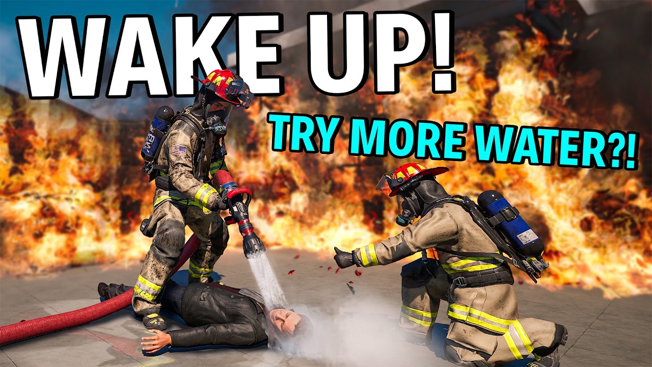 FIREFIGHTING SIMULATOR IGNITE Funny Moments & Cursed Gameplay! // Worst Premade Ever