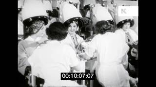 1950s Hair Salon, Hood Hairdryers, Vintage Beauty in HD | Kinolibrary