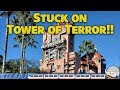 We Got Stuck on Twilight Zone Tower of Terror at Walt Disney World!!