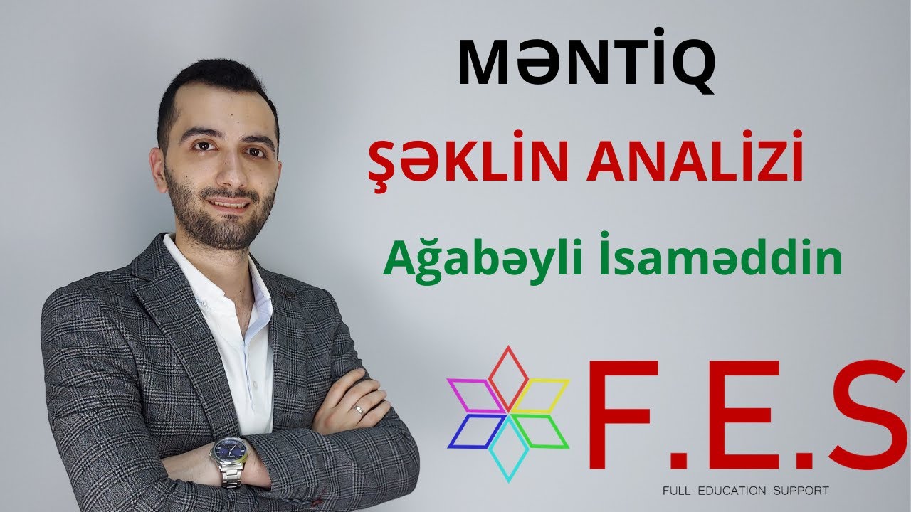 MƏNTİQ.ŞƏKLİN ANALİZİ.AĞABƏYLİ İSAMƏDDİN(FES TƏDRİS MƏRKƏZİ)
