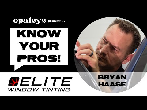 Know Your Pros: Bryan Haase of Elite Window Tinting