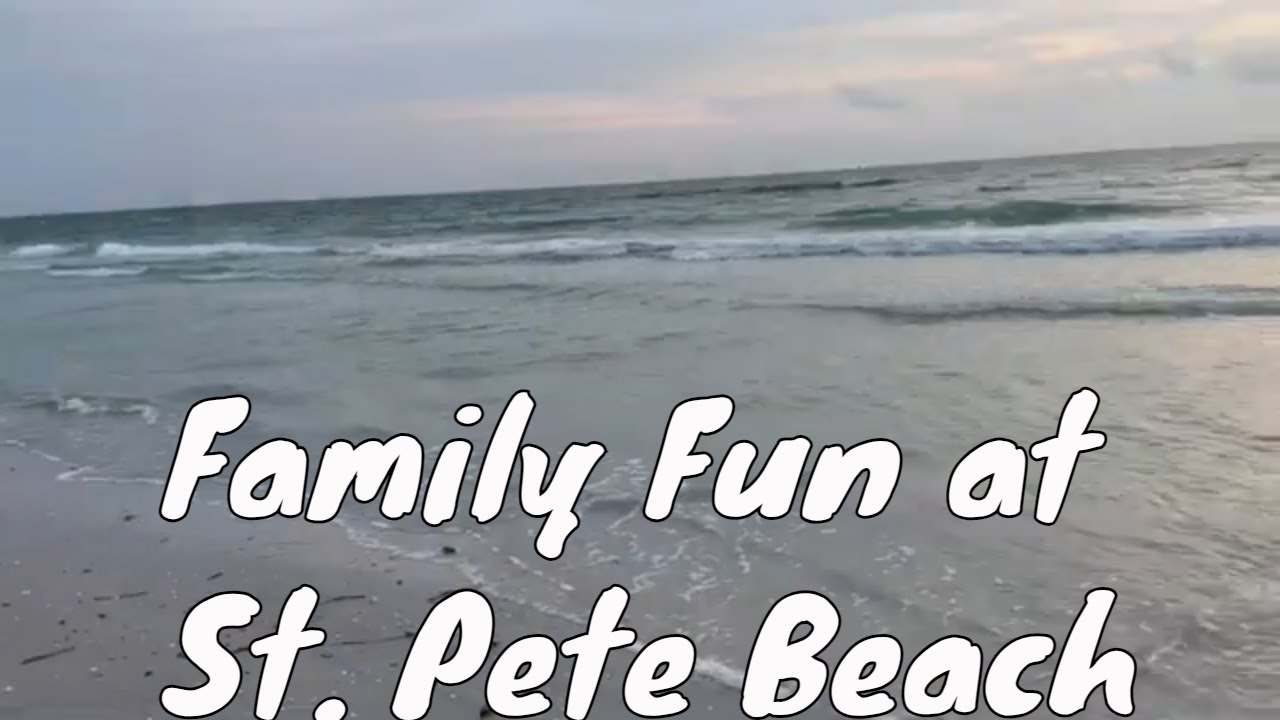 Family Fun at St. Pete Beach: Exploring, Boogie Boarding, and Swimming | GIWTG