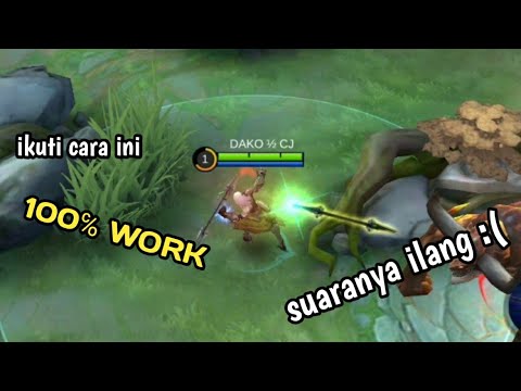 Cara mengatasi suara skill hero ml hilang