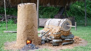 Primitive Skills: Build furnace to prepare for iron age