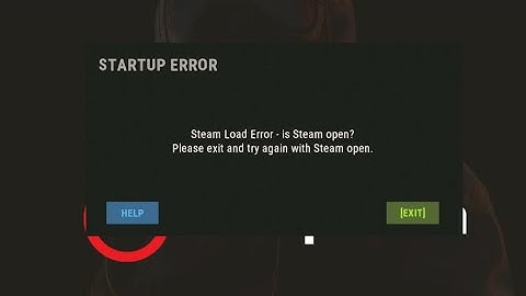 How to fix the rust "Steam Load Error"