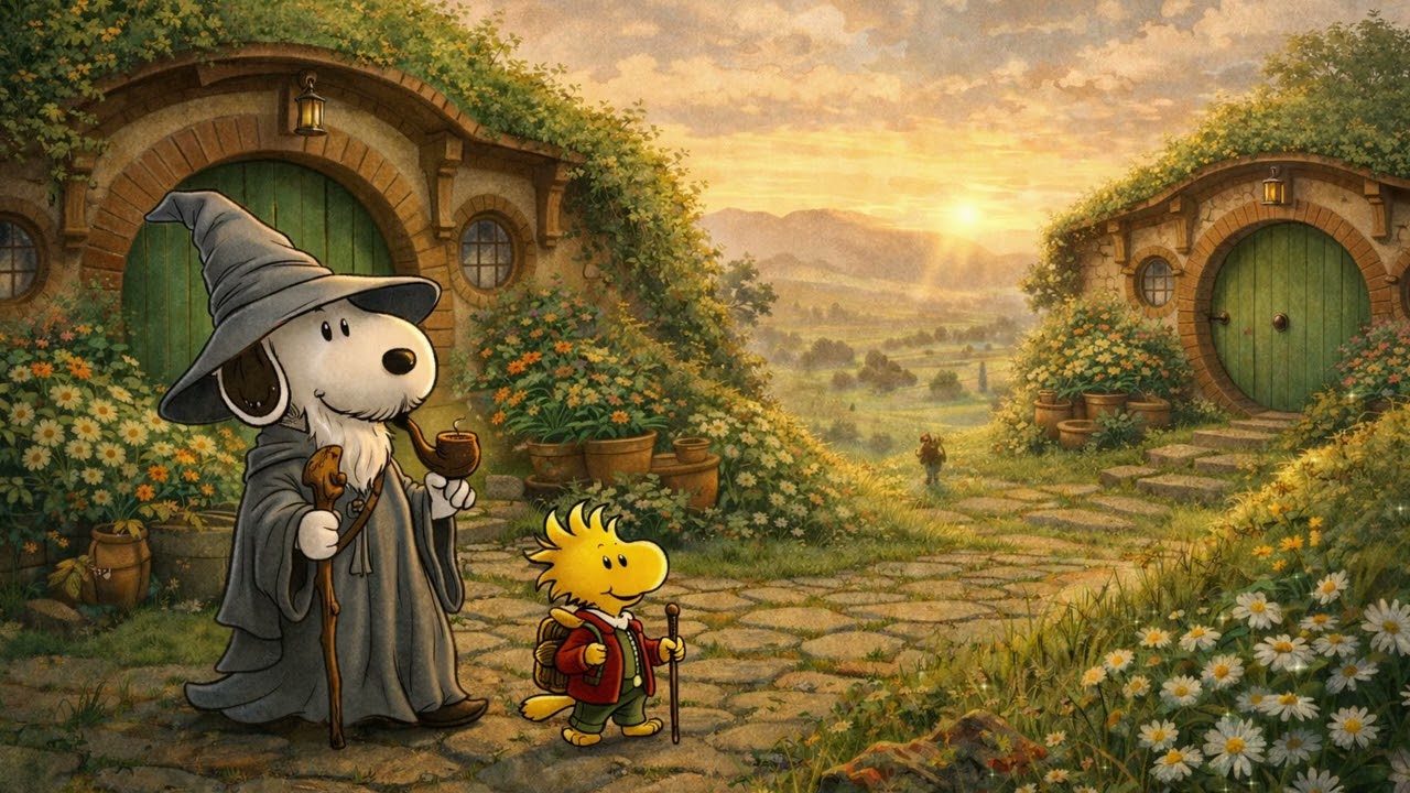 Snoopy the Grey 🧙‍♂️🌿 | Hobbit & LotR-Inspired Music Ambience