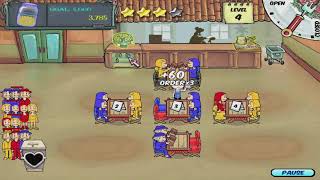 Diner Dash Walkthrough - Level #14 - Flo's Tiki Palace - New Podium screenshot 2