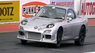 Rx-7 Vs Nissan S14 Hks Drag Series, Santa Pod Japshow Finale
