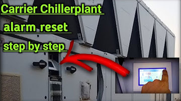 reset alarm in chillerplant || alarm reset in chiller || chiller reset ka tarika
