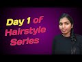 Messy hairstyle | Day 1 of hairstyles series #hairstyles #styling #traditional #viralvideo