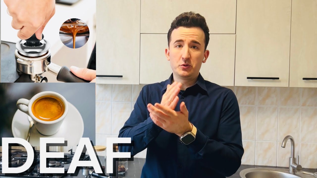 Начинаю день с кофе. Для глухих. #deaf #sign #ржя 