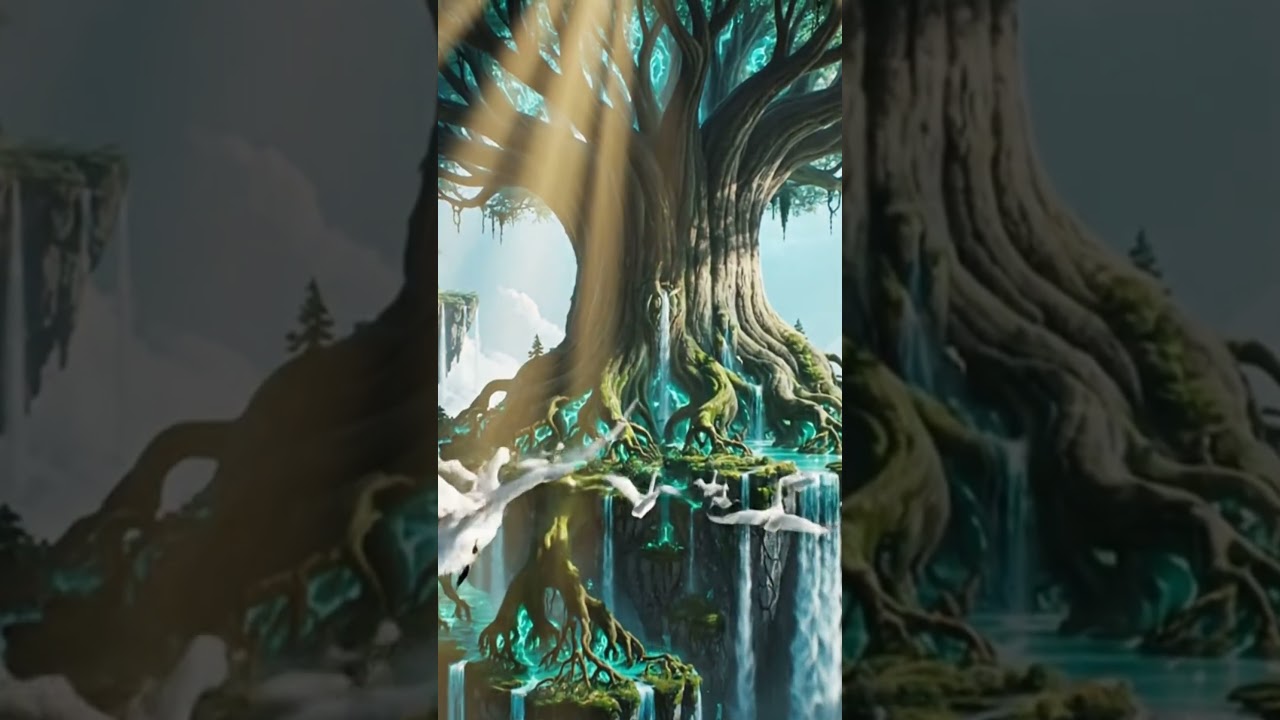 The Sky Tree of Life — A Celestial Fantasy World