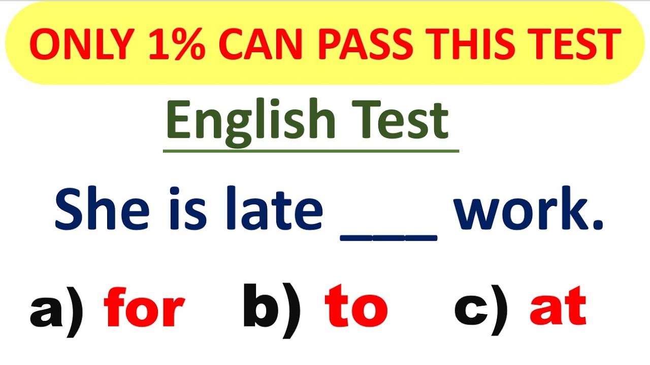 Mixed English Grammar Test 🌟if you score over 95% On This Quiz, your English is Fantastic