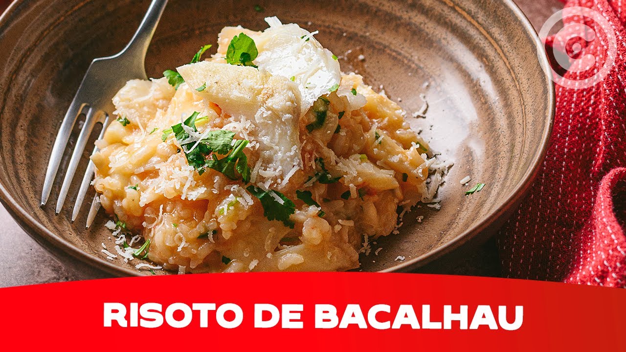 Cremoso Risoto de Bacalhau