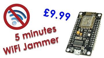 WiFi Jammer with ESP8266 in 5 minutes