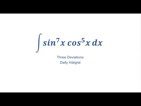 #shorts: int(sin^7(x)cos^5(x))dx