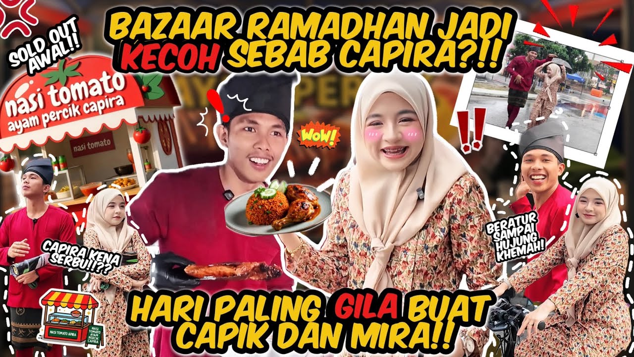 MIRA CAPIK BUAT KECOH DI BAZAAR ⁉️ PROJEK GILA SEMPENA CAPIRA COMEBACK ❗️JADI FOUNDER UNTUK SEHARI❗️
