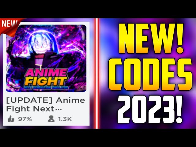 NEW* ALL WORKING CODES FOR ANIME FIGHT NEXT GENERATION IN 2023