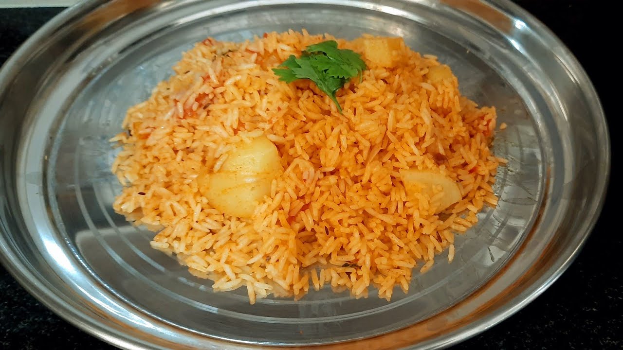 Aloo rice recipepotato rice recipeeasy aloo riceQuick potato rice