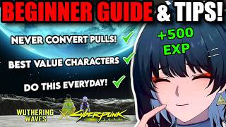Top TIPS I Wish i Knew SOONER! Beginner Tips & Tricks For Wuthering Waves 2026