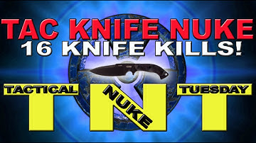 Tactical Nuke Tuesday: Knifing Nuke! 16 Knife Only Kills! Modern Warfare 2 (TNT)