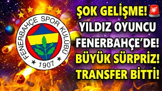Bomba Son Daki̇ka Fenerbahçe Transferi̇ Resmen İndi̇rdi̇: İmza Geli̇yor Taraftar Çildirdi